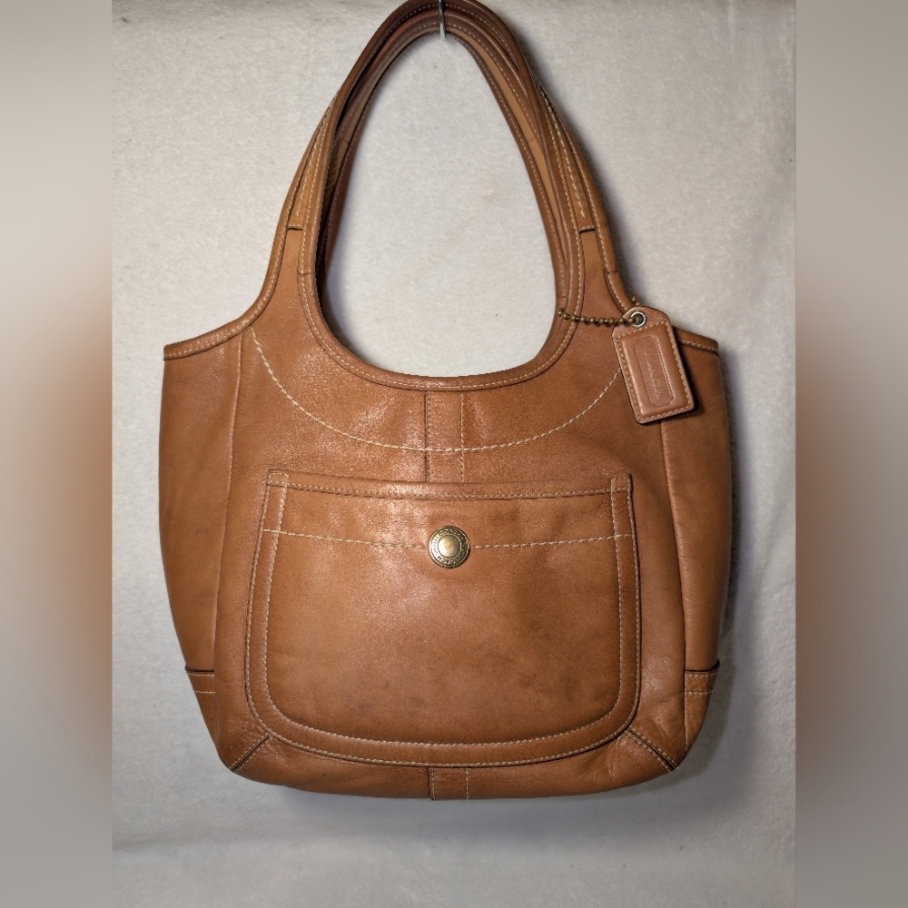 ✨COACH✨ Camel Legacy Ergo Shoulder Bag 65th Anniversary Style #10743